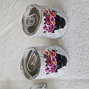 2 Insulated Wine Glasses